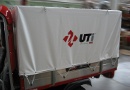 Personalisiertes Logo Aufbauplane