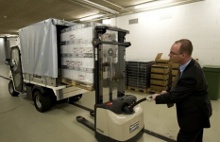 Elektro-LKW für das Warenlager