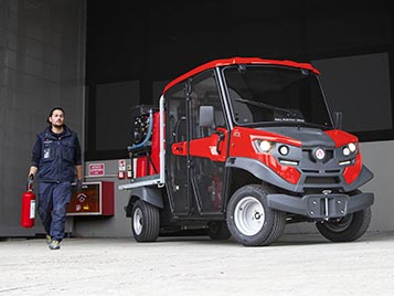 Firefighter utility vehicles