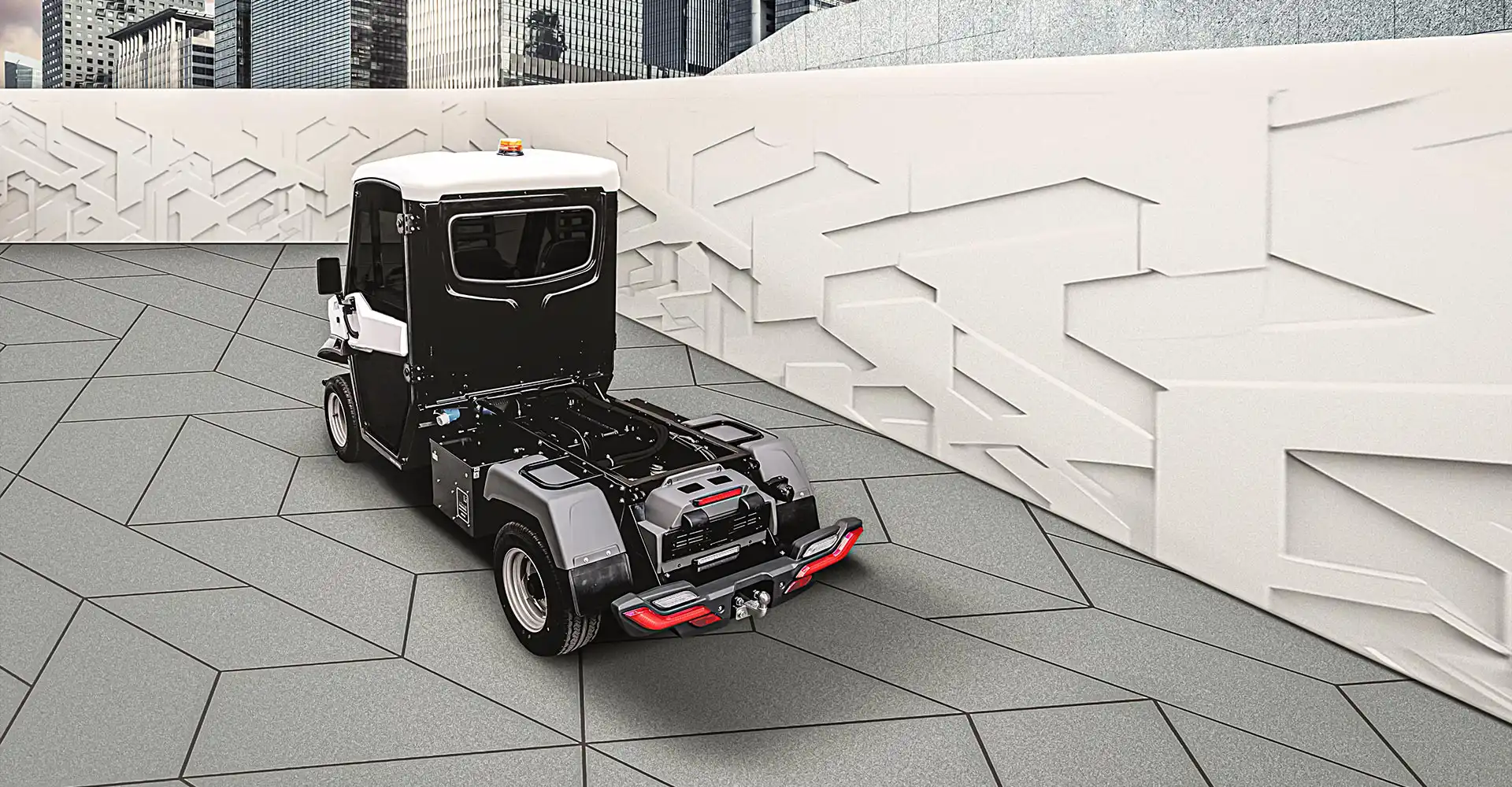 Chassis cab electric vehicle