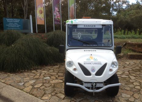 Alke' vehicles at Australian National Botanic Gardens