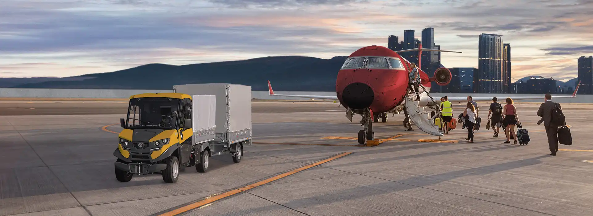 Flughafenfahrzeuge von ALKE’ - Für den Gütertransport auf Flughäfen