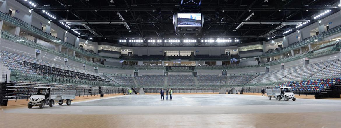 Alke' ATX range on National Gymnastics Arena Baku