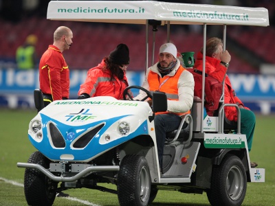 Alke vehicle at the San Paolo stadium in Naples