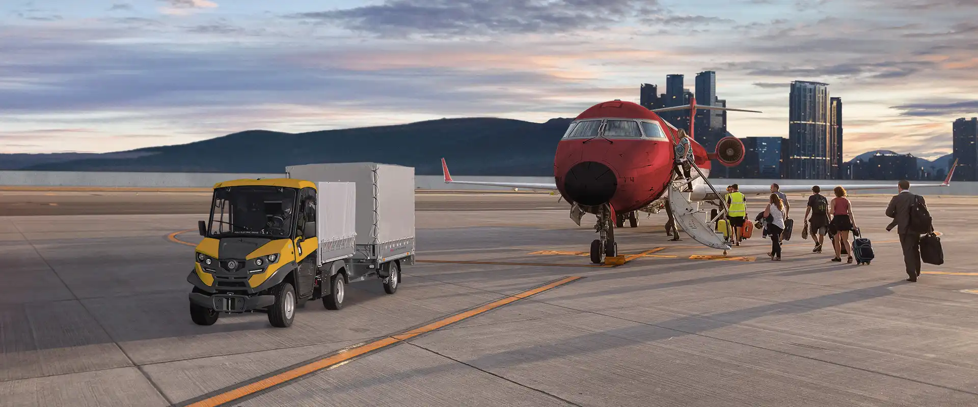 ALKE' Airport electric Utility Vehicles