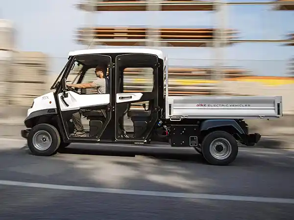Electric Vehicles Double Cab ATX ED - 4-seater vehicle for transporting work groups and materials