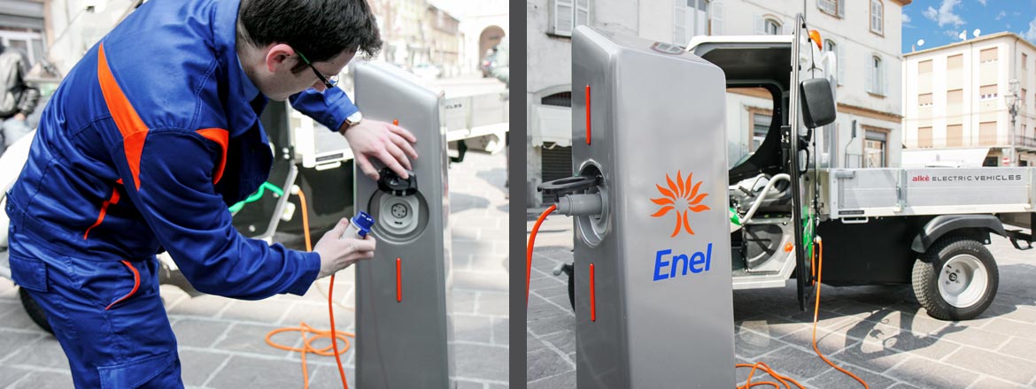 Enel - Quick recharging - Alke' Electric Vehicles