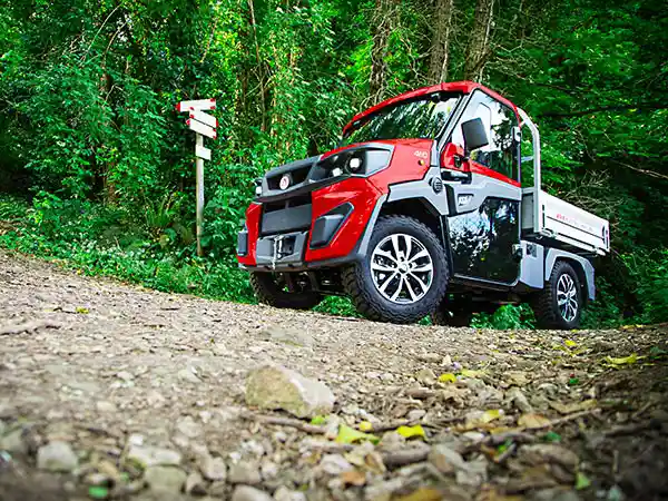 Pick-up for mountain shelters