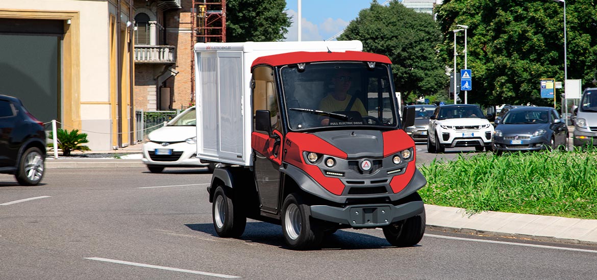 Small vans for city deliveries Alke'