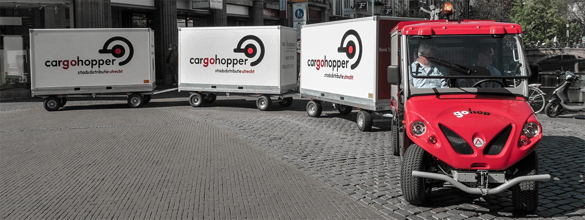 Utrecht electric cargohopper: ALKE' electric delivery van