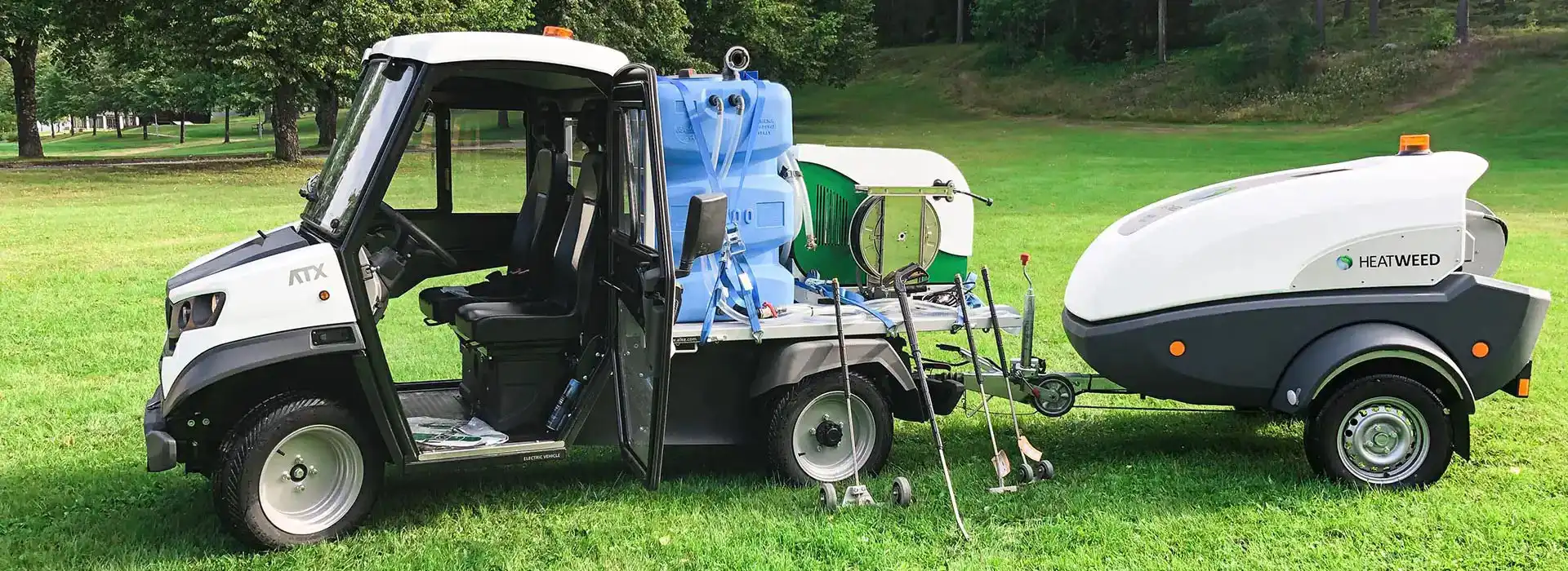 Electric golf buggy Alkè - As solid as an off-road vehicle