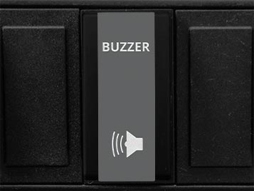 Forward gear buzzer activable from dashboard