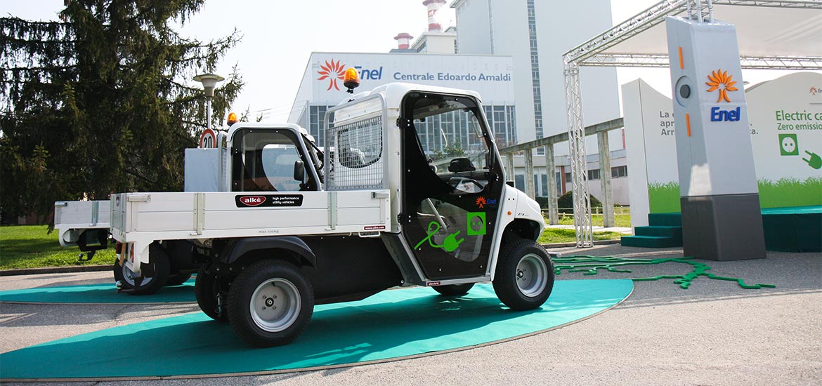 enel chooses alke electric work vehicles