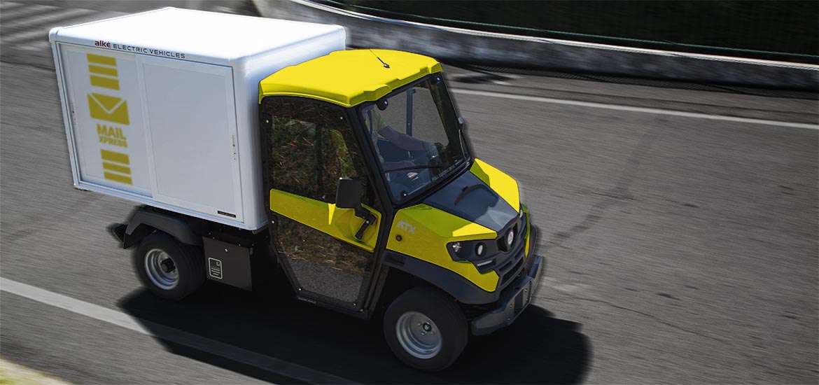 Electric van for postal services