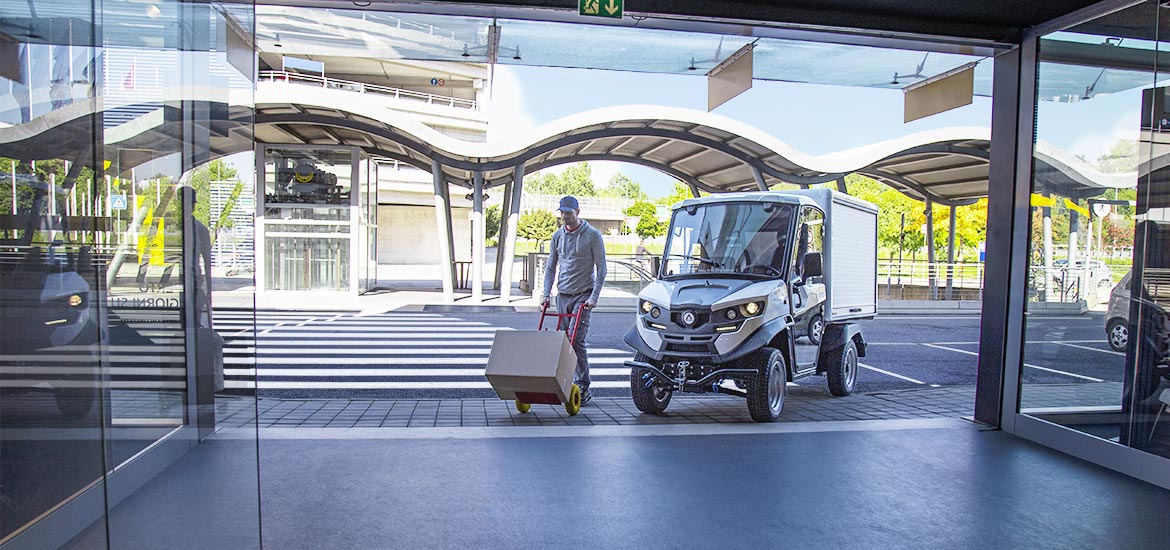Electric work vehicle for shopping centres Alke'