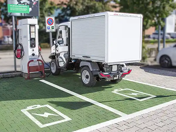 Charging stations for electric vehicles and trucks