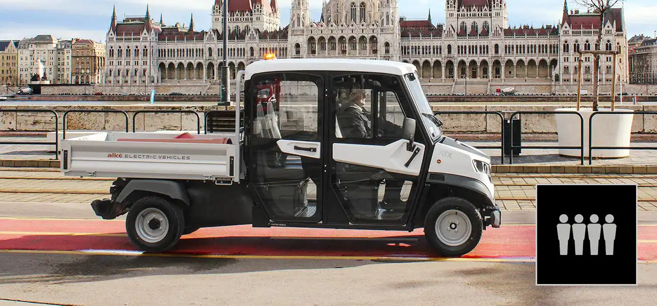 4-seater double-cab commercial vehicle Alkè
