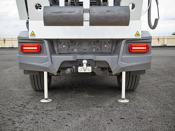 Waste body side door
