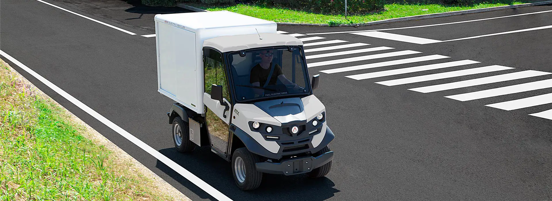 Liten elektrisk varebil - Alke' - lastekasse: Perfekt for transport av varer