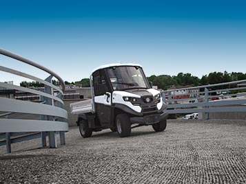 Elektrisk UTV på sluttning